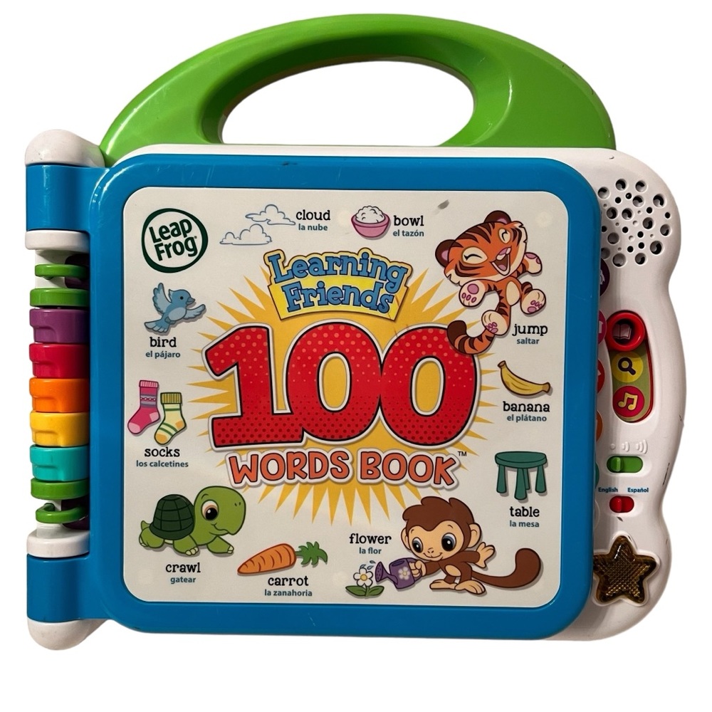 Leap Frog Learning Friends Bilingual English & Spanish 100 Word Books